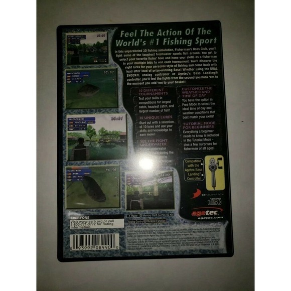 Sony Playstation 2 Fisherman's Bass Club - Picture 2 of 3